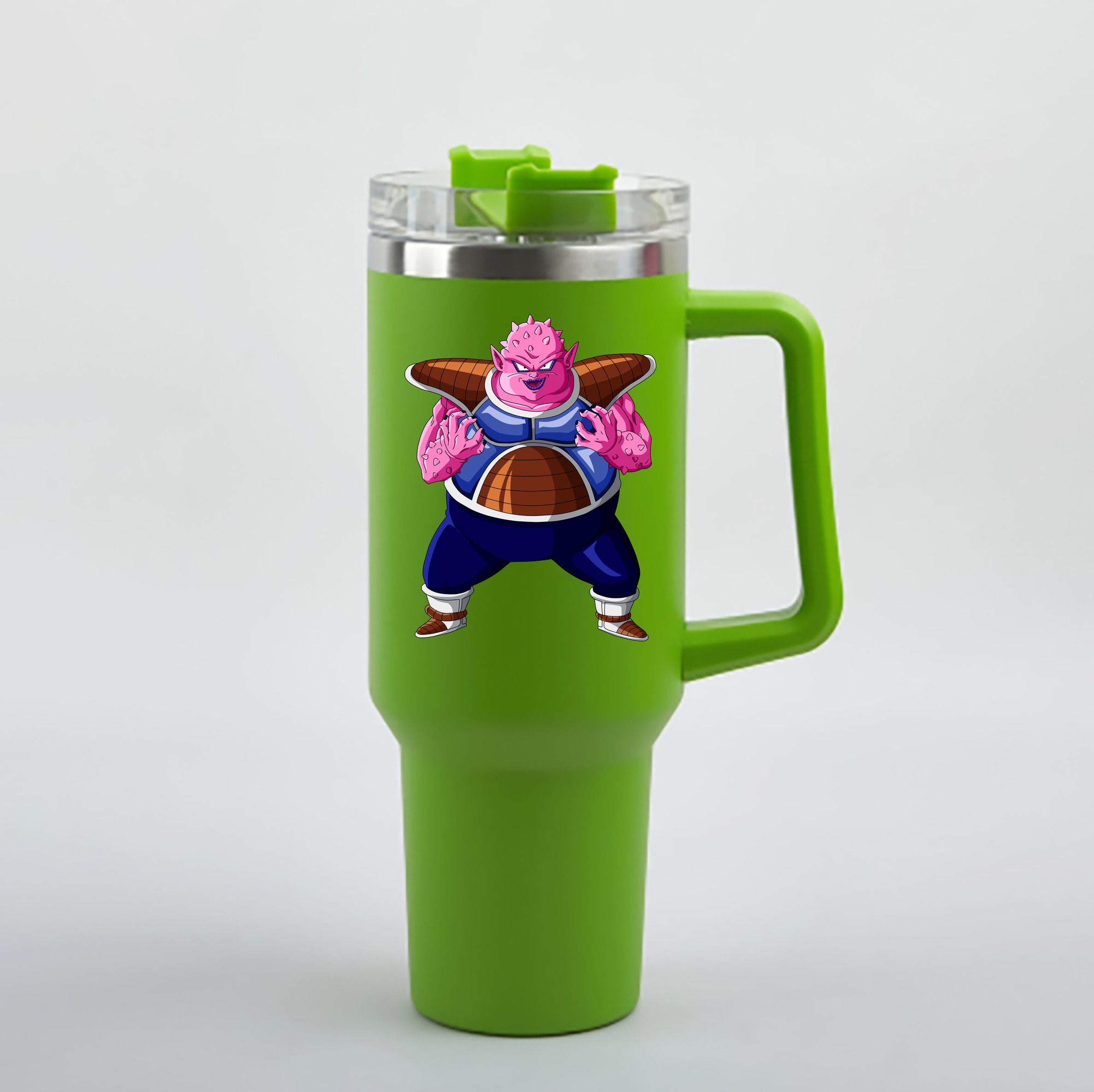 （画像用） ドラゴンボール DRAGON BALL 1200mL車用タンブラー - クリスタルステッカー（プラスチックストロー付き）